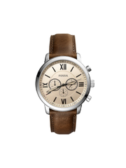 Fossil BQ2131 Flynn Chronograph Brown Leather Watch