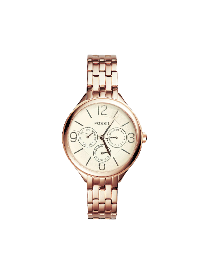 Fossil BQ3127 Suitor Multifunction Rose Gold Tone Stainless Watch