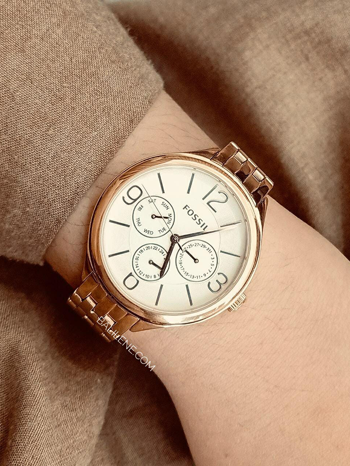 Fossil BQ3127 Suitor Multifunction Rose Gold Tone Stainless Watch