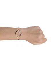 Fossil BQ3206 Kerrigan Three Hand Rose Gold Tone Stainless Steel Watch