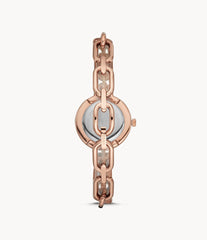 Fossil BQ3545 Embry Three-Hand Rose Gold-Tone Stainless Steel Watch