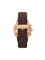 Fossil BQT1107 Men Hybrid Smartwatch Fenmore Brown Leather Strap