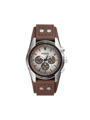 Fossil CH2565 Coachman Chronograph Brown Leather Watch