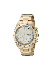 Fossil CH3037 Sport 54 Chronograph Gold Dial Stainless Steel Watch
