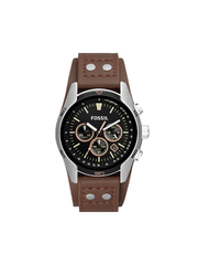 Fossil CH2891 Coachman Chronograph Brown Leather Watch