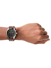 Fossil CH2891 Coachman Chronograph Brown Leather Watch