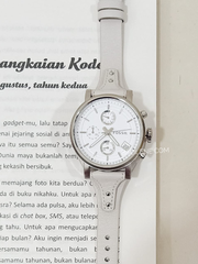 Fossil ES3811 Original Boyfriend Chronograph Grey Leather Watch