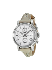 Fossil ES3811 Original Boyfriend Chronograph Grey Leather Watch