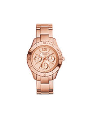 Fossil ES3815 Stella Multifunction Rose Gold Stainless Steel Watch