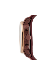 Fossil ES4114 Original Boyfriend Chronograph Wine Leather Watch