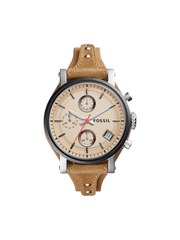 Fossil ES4177 Original Boyfriend Chronograph Tan Leather Watch