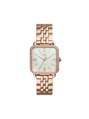Fossil ES4269 Micah Three Hand Rose Gold-Tone Stainless Steel Watch