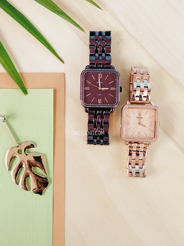 Fossil ES4269 Micah Three Hand Rose Gold Tone Stainless Steel Watch