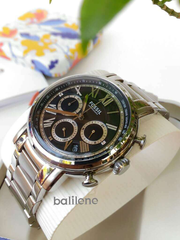 Fossil FS5104 Buchanan Chronograph Silver Stainless Steel Watch