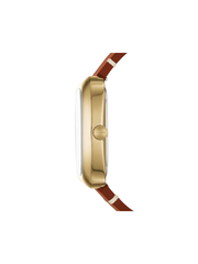 Fossil FS5332 Rutherford Brown Dial Brown Leather Strap Watch
