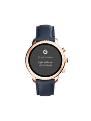 Fossil FTW4002 Gen 3 Smartwatch Explorist Navy Leather