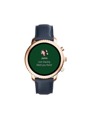 Fossil FTW4002 Gen 3 Smartwatch Explorist Navy Leather