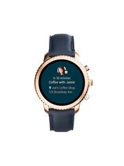 Fossil FTW4002 Gen 3 Smartwatch Explorist Navy Leather