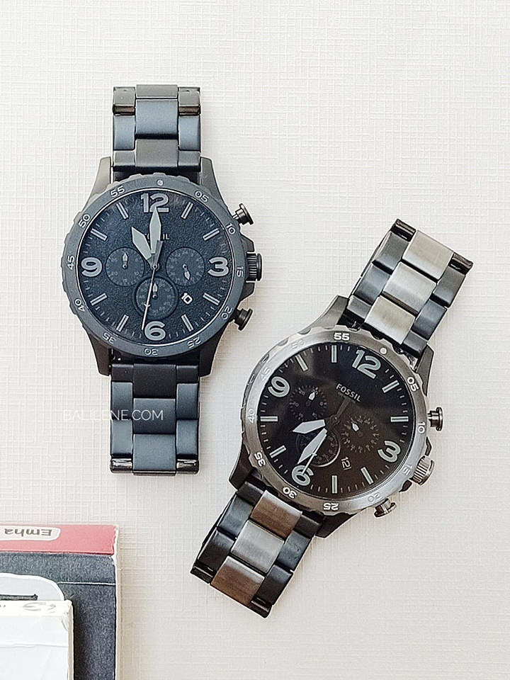 Fossil nate 2025 stainless steel watch