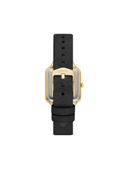 Fossil Raquel Three-Hand Black Eco Leather Watch