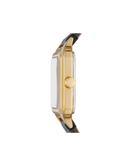 Fossil Raquel Three-Hand Black Eco Leather Watch