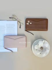 Fossil SL7726530 Caroline RFID Zip Around Wallet Pink
