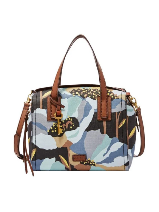 Fossil ZB6907992 Emma Satchel Dark Floral