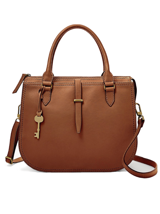 Fossil ZB7412200 Ryder Large Satchel Brown Bag