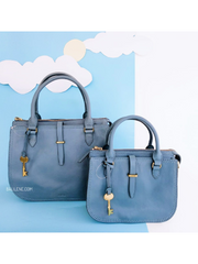 Fossil ZB7412491 Ryder Large Satchel Faded Indigo