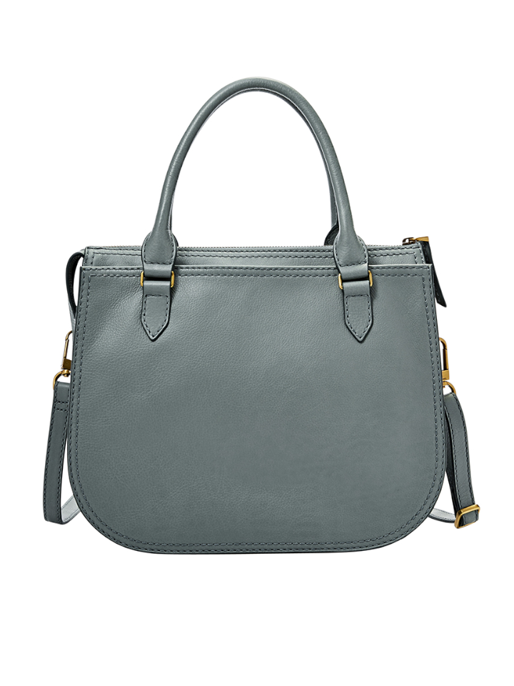 Fossil Zb7412494 Ryder Blue Steel Satchel Bag Balilene