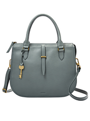 Fossil ZB7412494 Ryder Large Satchel Bag Blue Steel
