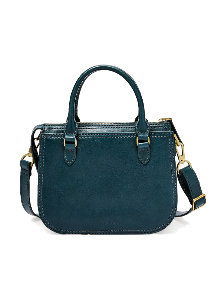 Fossil ZB7587380 Ryder Mini Satchel Indian Teal Balilene