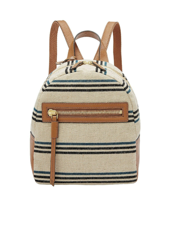 fossil monogram mini backpack Fossil ZB7776101 Megan Backpack Handbags Natural – Balilene