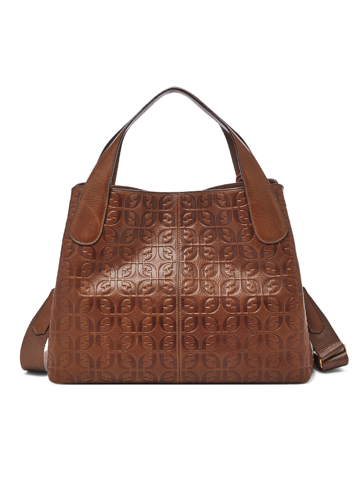 Fossil ZB7838914 Maya Satchel Brown Multi Balilene