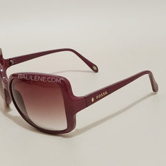 Fossil FW40 Aviator Sunglasses Burgundy