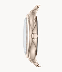 Fossil BQ3466 Laney Three-Hand Pastel Pink Stainless Steel Watch