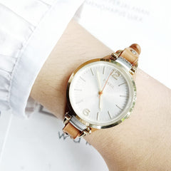 Fossil Es3565 Georgia Tan Leather Watch