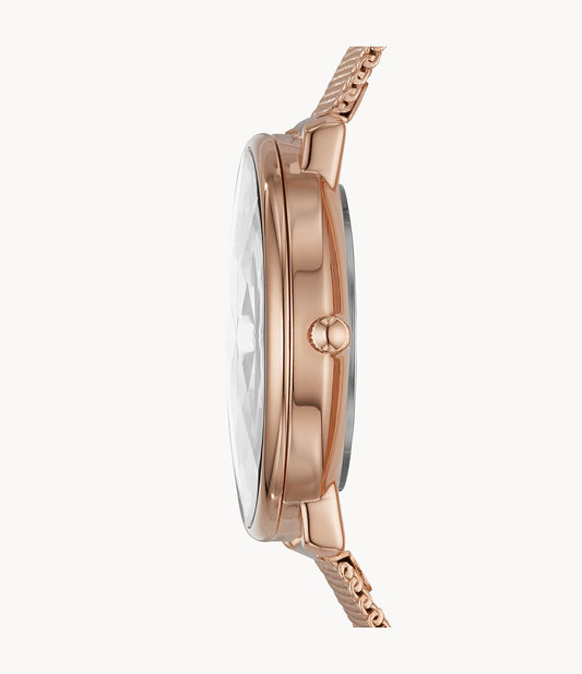 Fossil LE1091 Damenuhr Prismatic Kaleido Edelstahl Rosegold