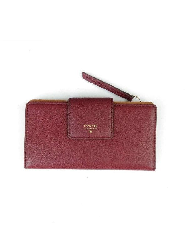 Dompet Fossil Sl6690b601 Sydney Tab Clutch Maroon Original – Balilene