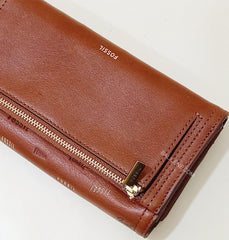 Fossil Sl7921914 Rfid Logan Flap Brown Multi