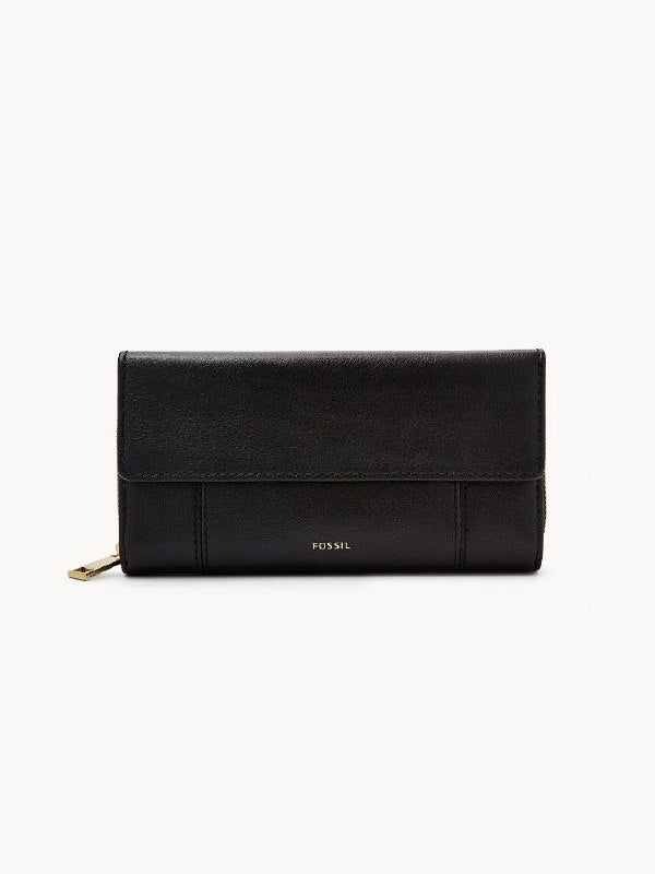Fossil Swl3009001 Jori Flap Clutch Black – Balilene