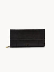 Fossil Swl3009001 Jori Flap Clutch Black