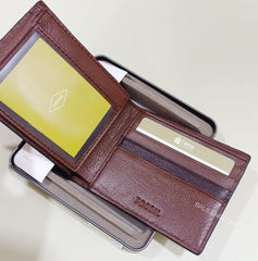 Fossil Wallet Ennis Traveler Brown