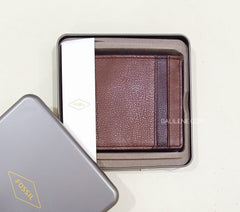 Fossil Wallet Ennis Traveler Brown