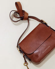 Fossil ZB6759200 Harper Small Crossbody Bag Brown Bag