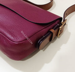 Fossil ZB6759609 Harper Small Saddle Crossbody Wine Bag