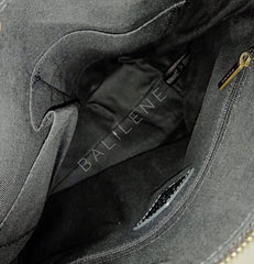 Fossil ZB6696001 Emerson Medium Leather Satchel in Black