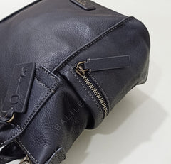 Fossil ZB6696001 Emerson Medium Leather Satchel in Black