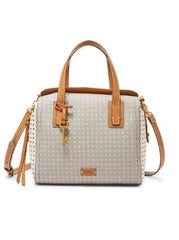 Fossil Zb7182727 Emma Satchel P4 Grey White