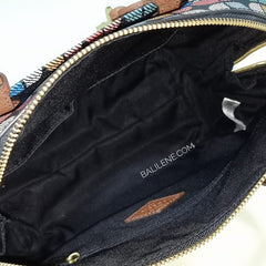 Fossil  Zb7314016 Rachel Satchel Black Multi